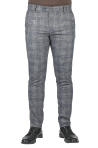 Фото товара Брюки сині в клітинку MCR, артикул: 38986-1 Брюки