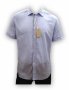 Фото Рубашка с коротким рукавом голубая Vitaliti Ricci артикул: 264511 Приталений крій