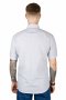 Фото Рубашка с коротким рукавом белая в узор Giovanni Fratelli артикул: 1317 Приталений крій