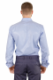 Фото Рубашка голубая тканевый узор Giovanni Fratelli артикул: 0167-1 Під запонки