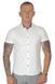 Сорочка з коротким рукавом біла із синіми ґудзиками MCR, розмір 2XL (45-46) 45262-45428 фото 1