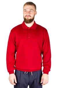 Фото товара Свитер бордовый поло однотонный IL. GRANCHIO, артикул: 45682-3 Светри , Кофти поло