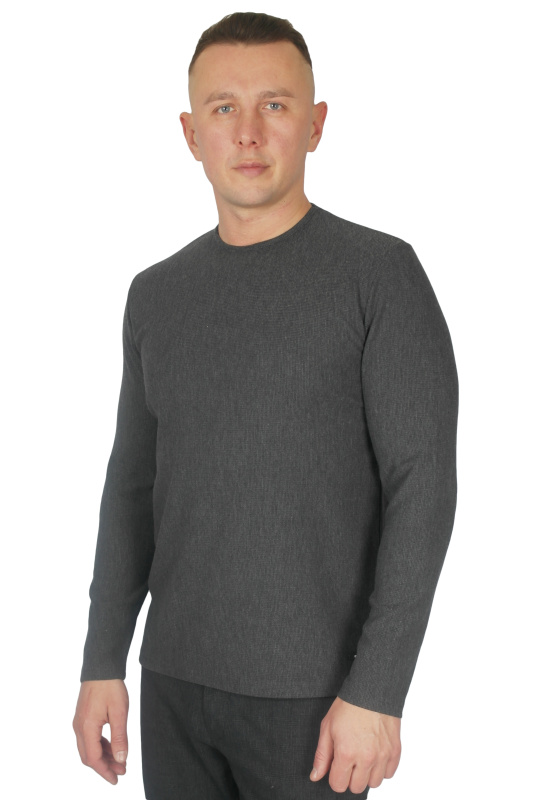 Фото товара Светр текстурна в`язка темно- сірий MCR, артикул: 36679-3 Светри , Кофти поло