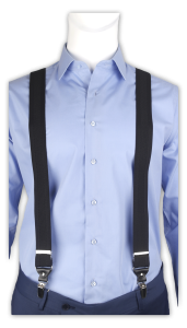 Фото товара Подтяжки чёрные PAULO UDINI, артикул: 28512 Підтяжки