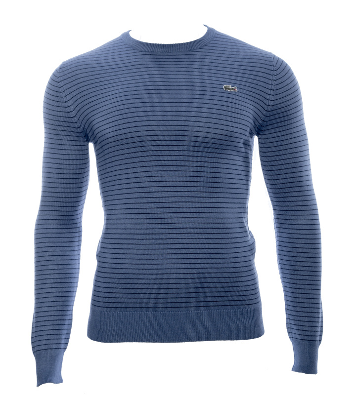 Фото товара Свитер голубой в полоску LACOSTA, артикул: 693-1 Светри , Кофти поло