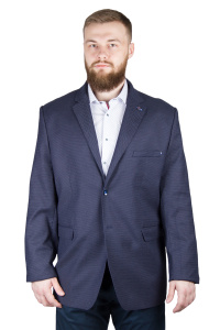 Фото товара Пиджак синий в точку MAIKLEN, артикул: 084079 Піджаки Фото товара Пиджак синий в точку MAIKLEN, артикул: 084079 Піджаки