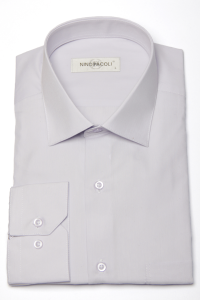 Фото товара Рубашка сиреневая однотонная с карманом Giovanni Fratelli, артикул: 030012 Класичні 