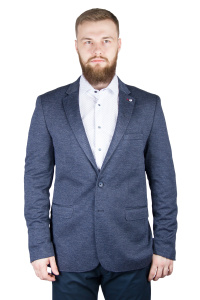 Фото Пиджак тёмно-синий трикотажный TONY CASSANO артикул: 521 Піджаки