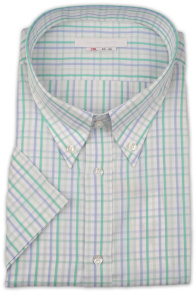 Фото товара Рубашка с коротким рукавом белая Romano Botta, артикул: 26177 Класичний крій