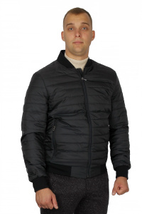 Фото Куртка синя коротка  демісезонна  MAIKLEN артикул: 1562184 Куртки