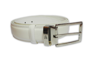 Фото Ремень белый Romano Botta артикул: 40011 Ремені