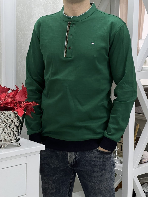 Фото товара Кофта трикотажна  ярко-зелена  ZINZOLIN, артикул: 3451-3451 Светри , Кофти поло