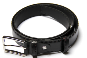 Фото товара Ремень чёрный крупная отстрочка FABIO DIVAYO, артикул: 40569 Ремені