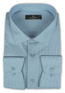 Фото Рубашка голубая Roberto Gabbani артикул: 7466-3 Приталені