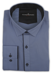 Фото Рубашка светло-синяя  Giovanni Frateli артикул: 2905-4 Приталені