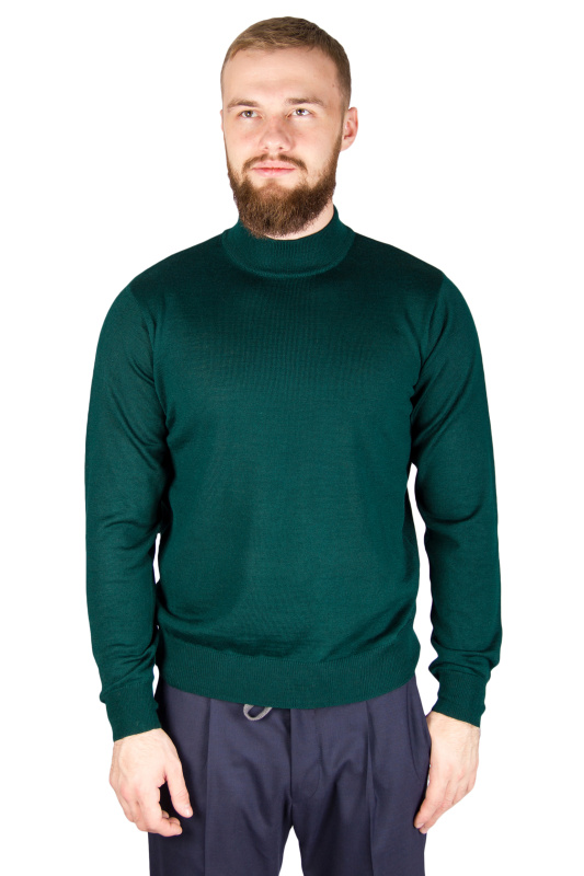 Фото товара Гольф зелёный однотонный IL. GRANCHIO, артикул: 8023-1 Светри , Кофти поло