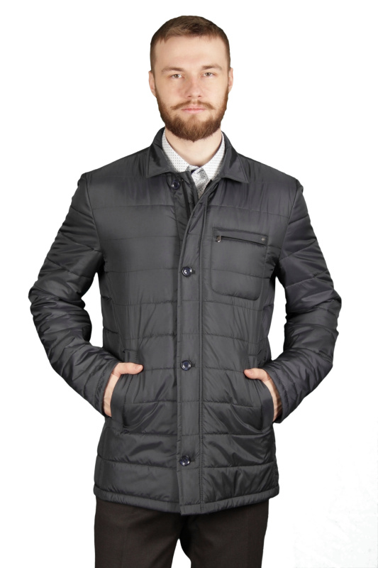 Фото товара Куртка тёмно - синяя весна-осень  MAIKLEN, артикул: 1069065 Куртки