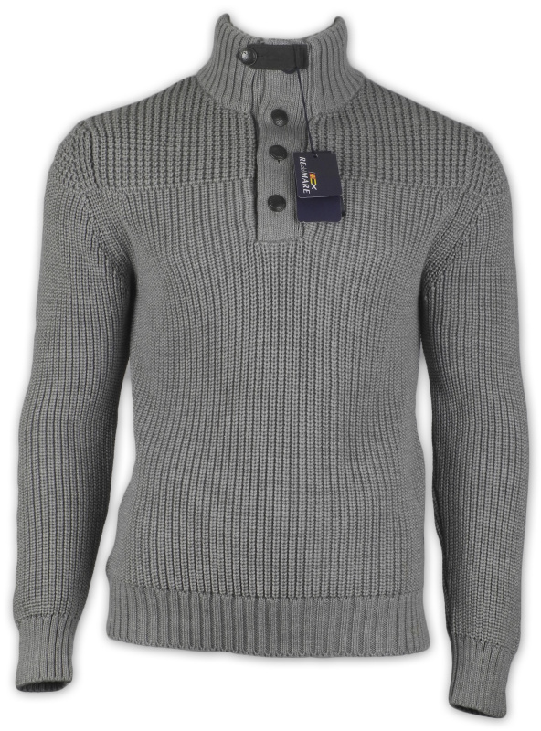 Фото товара Свитер серый REdel MARE, артикул: 10102 Светри , Кофти поло