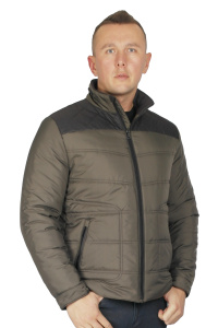 Фото товара Куртка коричнева комбінована MAIKLEN, артикул: 1471144 Куртки