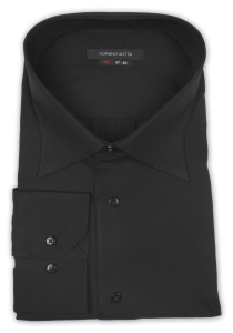 Фото товара Рубашка чёрная Romano Botta, артикул: 2402419 Класичні 