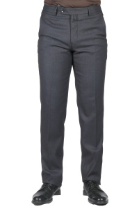 Фото товара Брюки сині текстурні FABIO ZANETTI, артикул: 338-106 Брюки