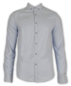 Фото товара Рубашка голубая ZEGNA, артикул: 18016 Приталені