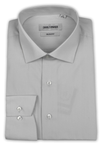 Фото товара Рубашка серый Charlz Spanser, артикул: 24279 Приталені Фото товара Рубашка серый Charlz Spanser, артикул: 24279 Приталені