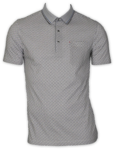 Фото товара Футболка-поло белая Chenerile, артикул: 28004 Футболки та поло