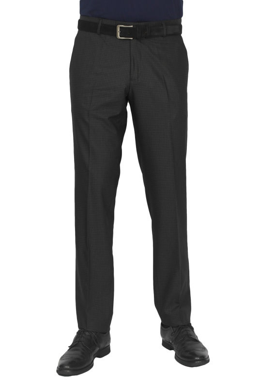 Фото товара Брюки чорні в дрібну білу клітинку MCR, артикул: 38732-32 Брюки