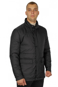 Фото Куртка чорна демісезонна  MAIKLEN артикул: 1542165 Куртки