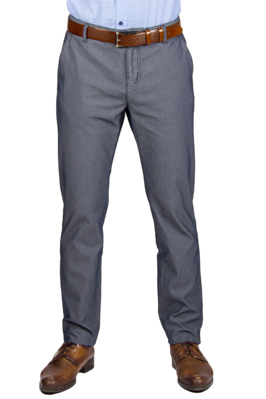 Фото товара Брюки котоновые серо-синие SORBINO, артикул: 2751 Брюки