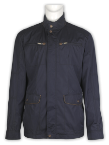 Фото товара Ветровка тёмно-синяя удлинённая SEA BARRIER, артикул: 4913 Вітровки