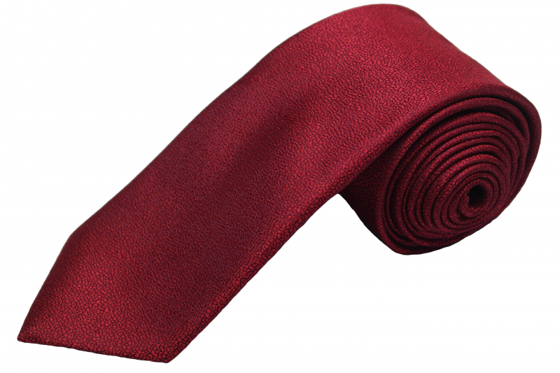 Фото Галстук  красный текстурный LU CENZZO артикул: 131585-1 Краватки