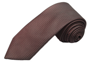 Фото товара Галстук бордовый в рисунок  LU CENZZO, артикул: 131586 Краватки