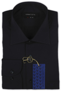 Фото товара Рубашка тёмно-фиолетовая Romano Botta, артикул: 24017 Класичні 