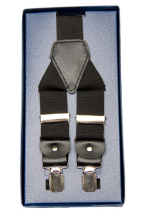 Фото Подтяжки чёрные LU CENZZO артикул: 85369 Підтяжки