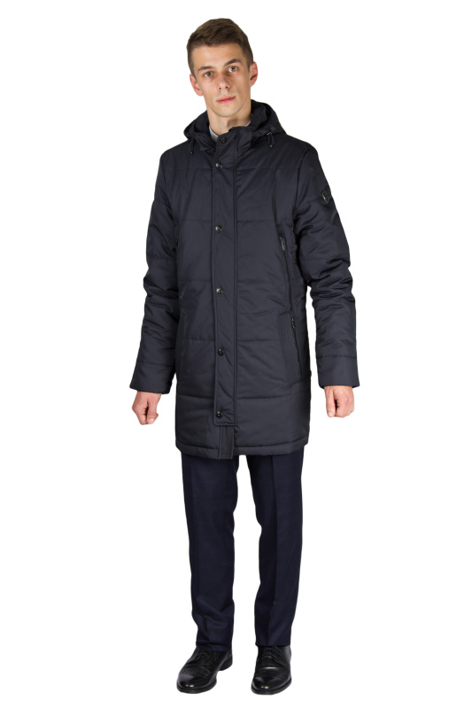 Фото товара Куртка синяя с капюшоном SANTORYO, артикул: 8259 Куртки