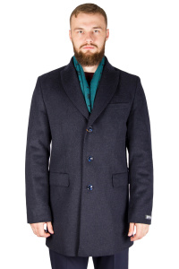 Фото товара Пальто синее классическое MAIKLEN, артикул: 1198079 Пальто