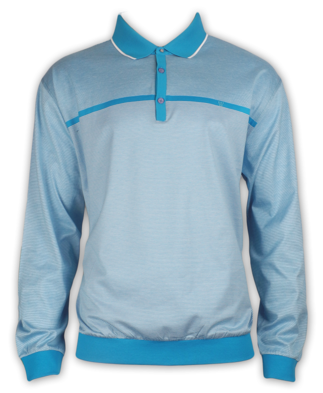 Фото товара Кофта поло голубая WHITE HOUSE, артикул: 09676-1 Трикотажні кофти