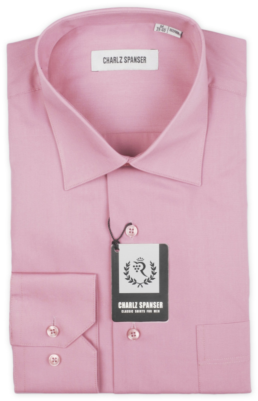 Фото товара Рубашка сиреневая Charlz Spanser, артикул: 24406-1 Класичні 