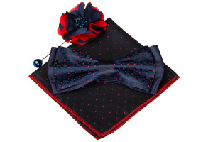 Фото Бабочка + платочек +заколка артикул: 44-66 Метелики