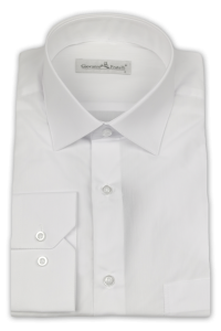 Фото товара Сорочка біла класична однотонна Giovanni Fratelli, артикул: 10300-2 Класичні 