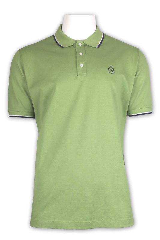 Фото товара Футболка поло зелёная NINO MARINI, артикул: 62301 Футболки та поло