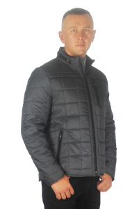 Фото Куртка серая укороченная MAIKLEN артикул: 1380019 Куртки