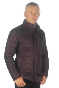 Фото Куртка бордовая удлинённая MAIKLEN артикул: 1399122 Куртки