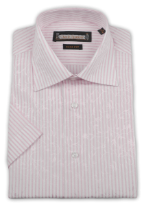 Фото товара Рубашка с коротким рукавом белая Charlz Spanser, артикул: 265932 Приталений крій Фото товара Рубашка с коротким рукавом белая Charlz Spanser, артикул: 265932 Приталений крій