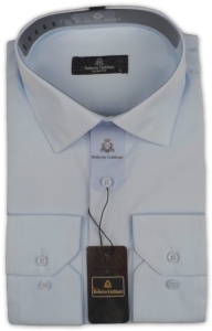 Фото товара Рубашка голубая Roberto Gabbani, артикул: 2430158 Приталені Фото товара Рубашка голубая Roberto Gabbani, артикул: 2430158 Приталені