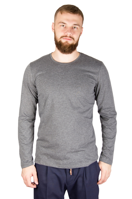 Фото товара Футболка серая с длинным рукавом LAGOS, артикул: 19366 Футболки та поло