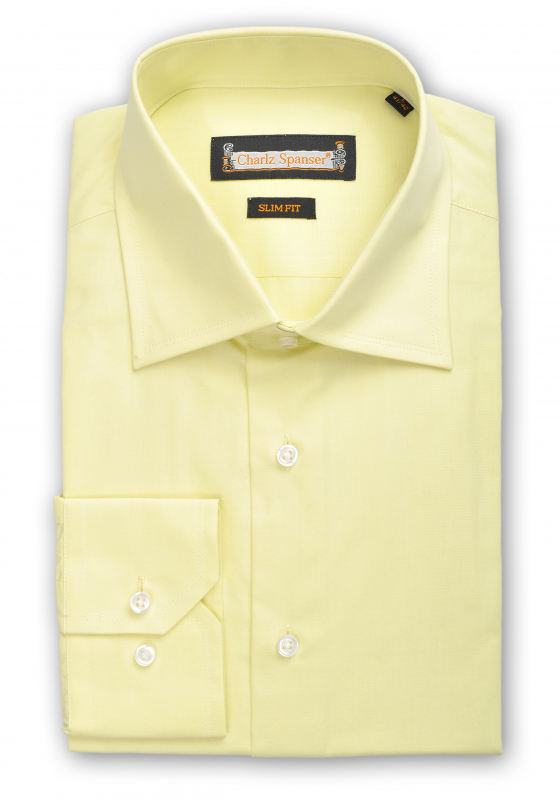 Фото Рубашка лимонная Charlz Spanser артикул: 24235 Класичні 