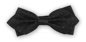 Фото товара Бабочка чёрная в белую точку, артикул: 681 Метелики